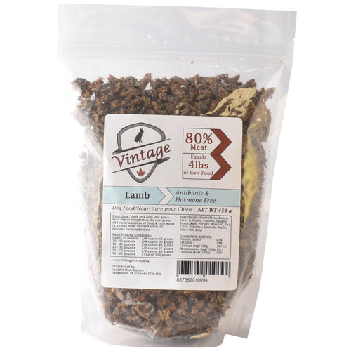 Vintage Air Dried 454g Lamb Dog Food