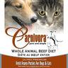 Carnivora Beef Diet Raw Dog Food
