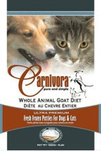 Load image into Gallery viewer, Carnivora Goat Diet Raw Dog Food