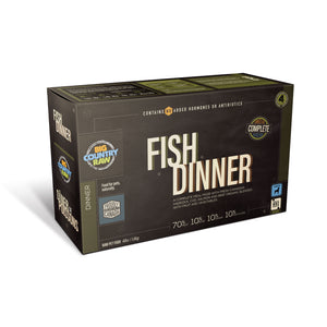 Big Country Raw Fish Dinner CARTON - 4 lb
