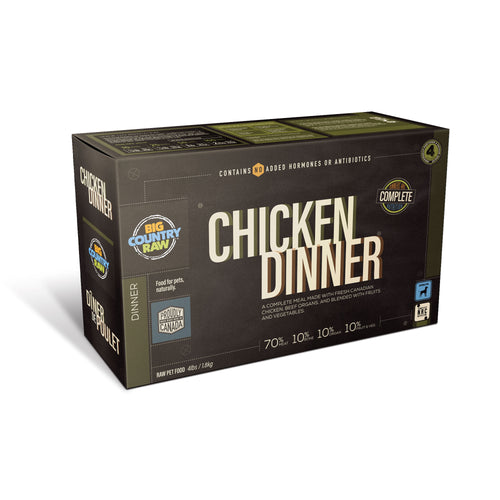 SPECIAL ORDER Big Country Raw Chicken Dinner CARTON - 4 lb