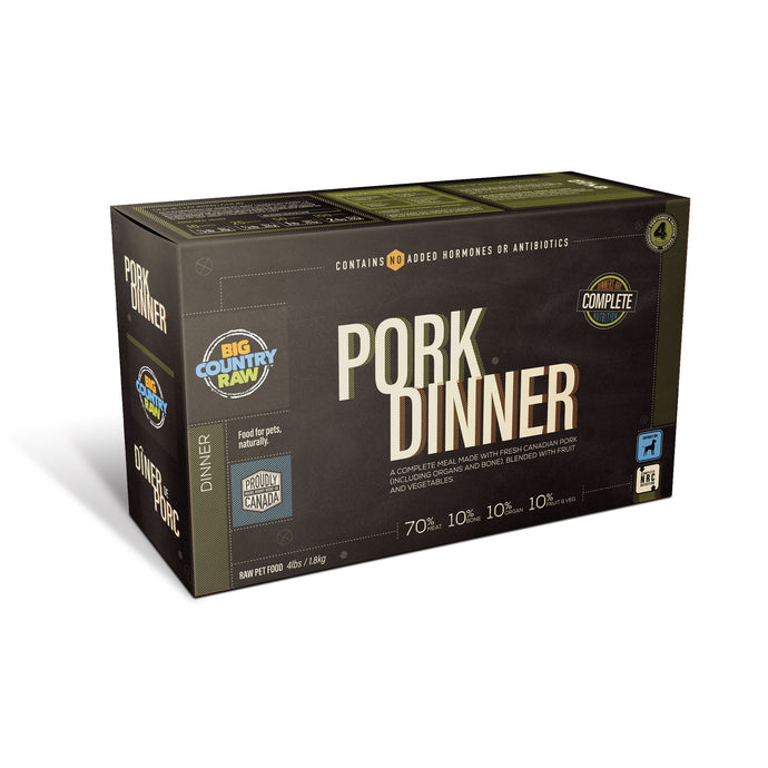SPECIAL ORDER Big Country Raw Pork Dinner CARTON - 4 lb