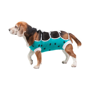 VetMedWear Recovery Gown After Surgery Pet Clothing for Wound Protection
