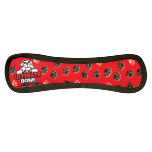 Tuffy Ultimate Stone Bone Red Dog Toy