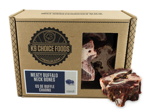 K9 Choice Buffalo Neck 1.36kg Raw Dog Chew
