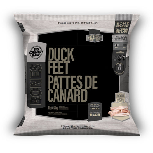 Big Country Raw Duck Feet - 1 lb