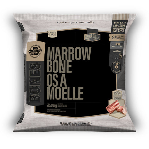 Big Country Raw Beef Marrow Bone Large (6