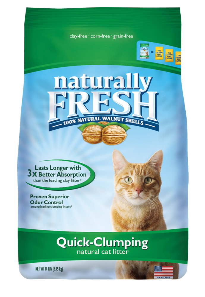 Naturally Fresh Walnut Based Cat Litter
