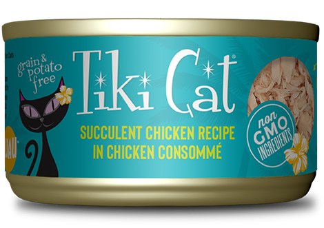 Tiki Cat Luau Succulent Chicken Recipe in Chicken Consomme Cat Food
