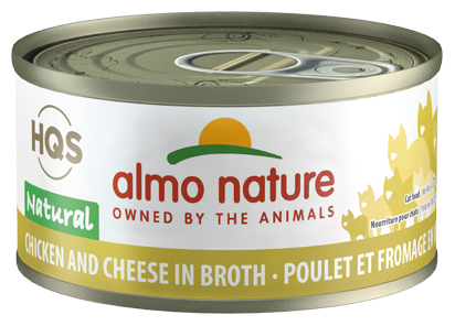 Almo Natural Chicken & Cheese in Broth Canned Cat Food