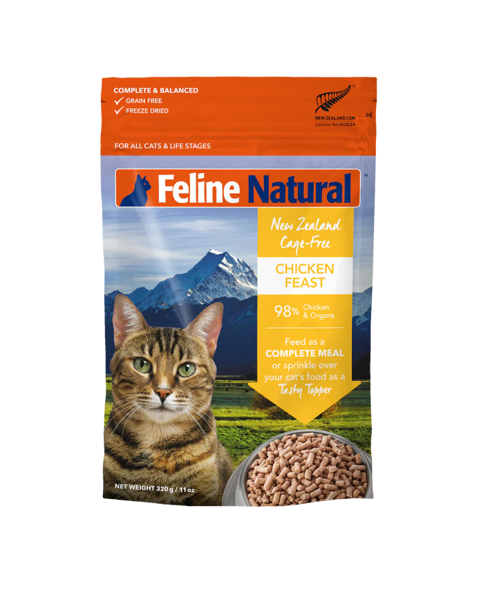 Feline Natural Freeze Dried Chicken Feast 320g Cat Food