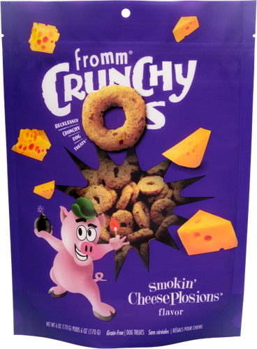 Fromm Crunchy Os Smokin' CheesePlosions 170g Grain Free Dog Treats