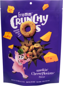 Fromm Crunchy Os Smokin' CheesePlosions 170g Grain Free Dog Treats