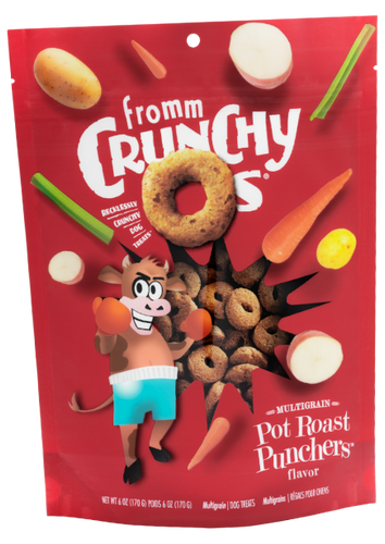 Fromm Crunchy Os Pot Roast Punchers 170g Grain Free Dog Treats