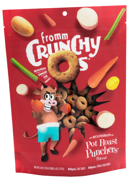 Fromm Crunchy Os Pot Roast Punchers 170g Grain Free Dog Treats