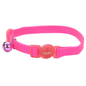 Coastal Adjustable Cat Collar 8-12IN Breakaway Pink