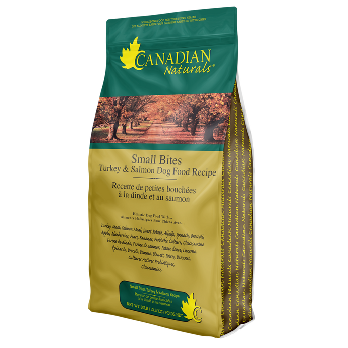 Canadian Naturals Turkey & Salmon Recipe Small Bites 13.6kg