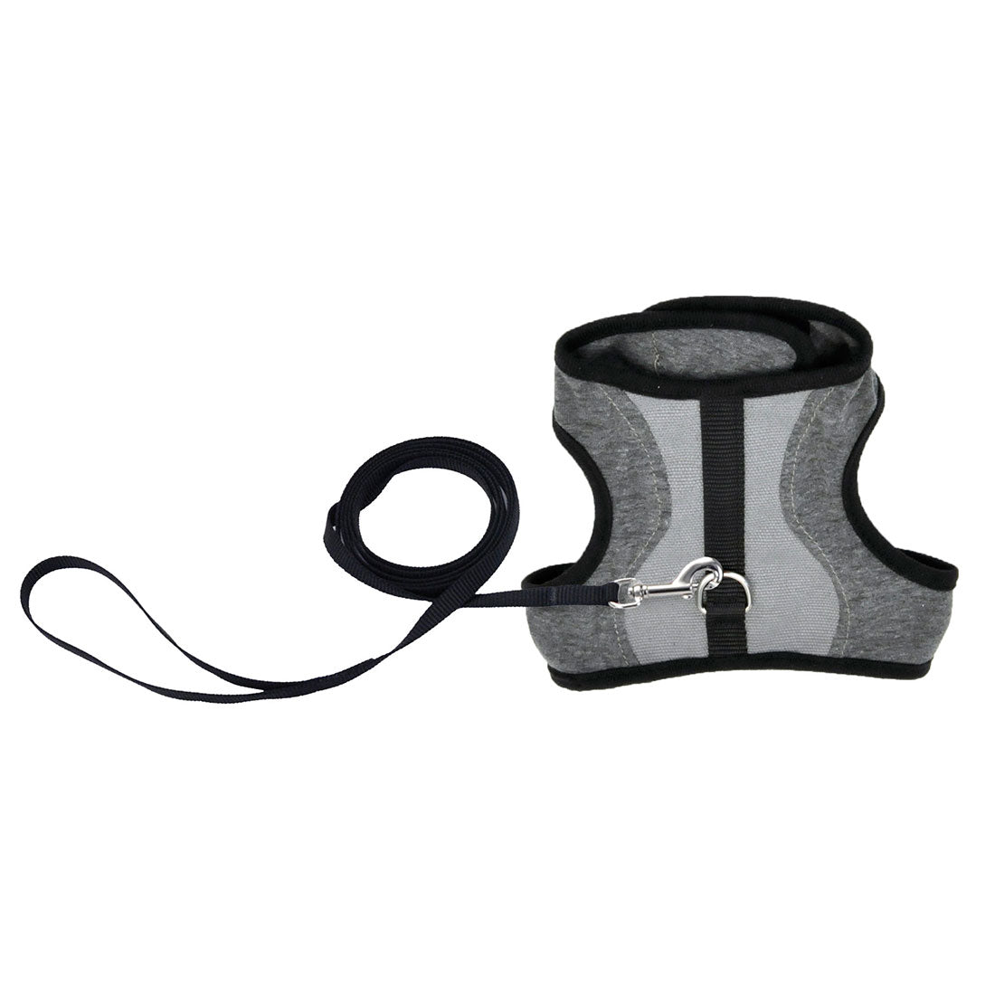 Coastal Cat Harness Wrap Grey With 6ft Leash Critters Pet Health Store
