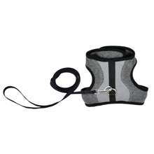 Load image into Gallery viewer, Coastal Cat Harness Wrap Grey With 6ft Leash