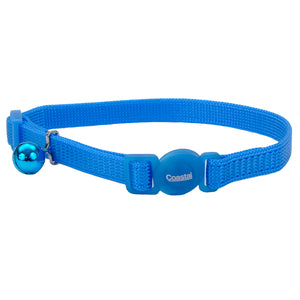 Coastal Adjustable Cat Collar 8-12IN Breakaway Light Blue