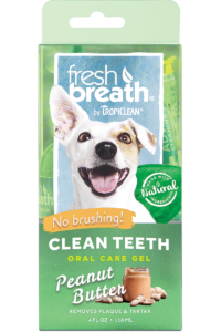 Tropiclean Fresh Breath Oral Gel Peanut Butter 118ml Dog