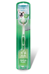 Tropiclean Fresh Breath TripleFlex Toothbrush for Dogs