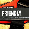 Julius K9 Harness Label Patch "Friendly" Set Of 2