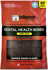 Indigenous 375g Bacon Mini Dental Chews