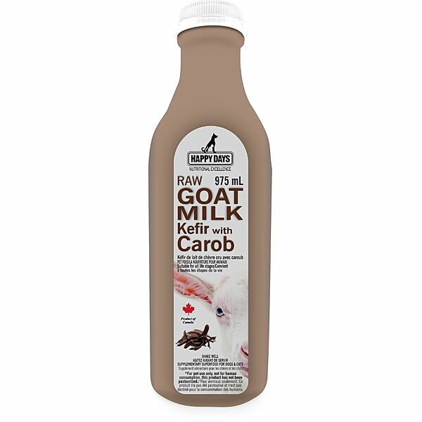 Happy Days Raw Goat Milk Kefir With Carob 975ml