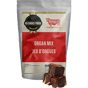 K9 Choice Fine Ground Raw Organ Mix 1.36kg