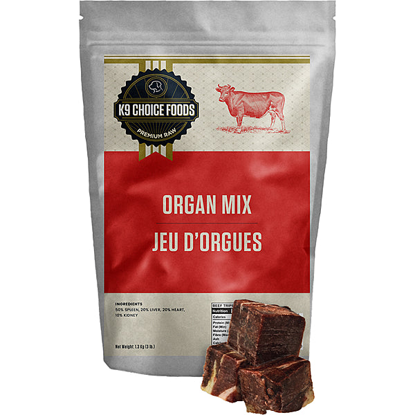 K9 Choice Fine Ground Raw Organ Mix 1.36kg