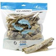 Icelandic 454g Cod Skin Pieces Dog Treats
