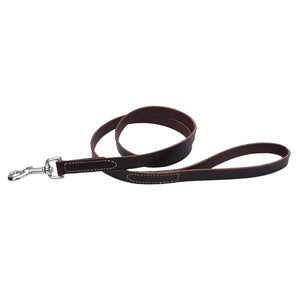 Circle T Leash 4ft Brown Latigo Leather