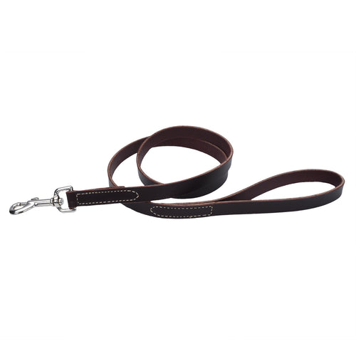 Circle T Leash 6ft Brown Latigo Leather