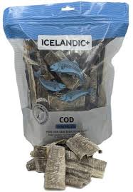 Icelandic 227g Cod Skin Pieces Dog Treats