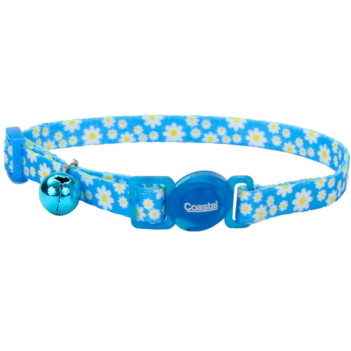 Coastal Adjustable Safe Cat Fashion Collar 8-12IN Breakaway Daisies