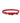 Coastal Adjustable Styles Dog Collar Red Bones