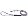 K9 Explorer Brights Reflective Braided Rope Snap Black 6ft Dog Leash