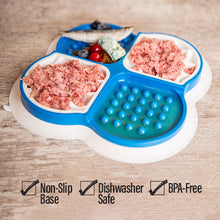 Load image into Gallery viewer, SPECIAL ORDER Big Country Raw Lick Tray - Blue &amp; White