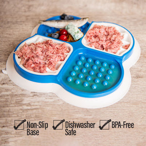 SPECIAL ORDER Big Country Raw Lick Tray - Blue & White