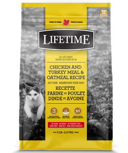 Lifetime All Life Stages Chicken Turkey & Oatmeal 6.5kg Cat Food