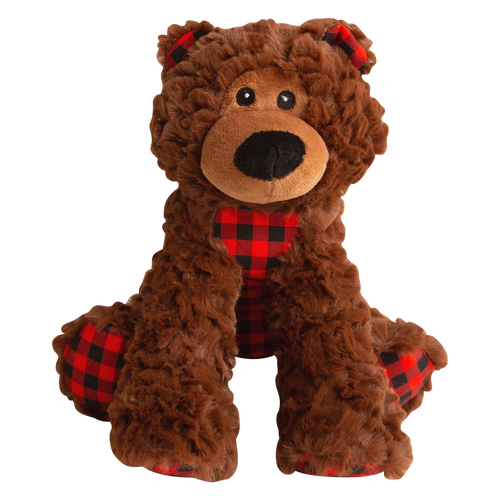 Snugarooz Benny The Bear Plush Dog Toy