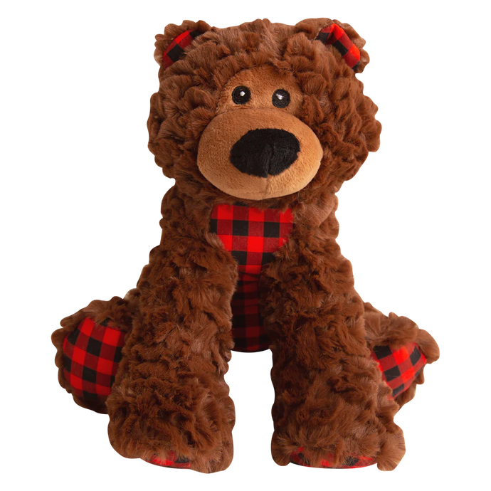 Snugarooz Benny The Bear Plush Dog Toy