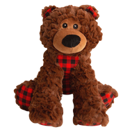 Snugarooz Benny The Bear Plush Dog Toy