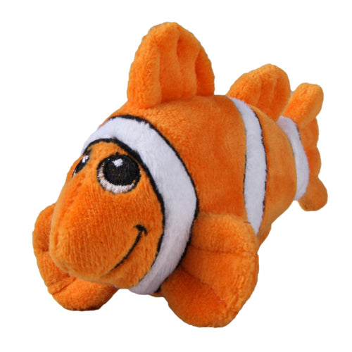 Tender-Tuffs Mighty Clownfish Orange Dog Toy