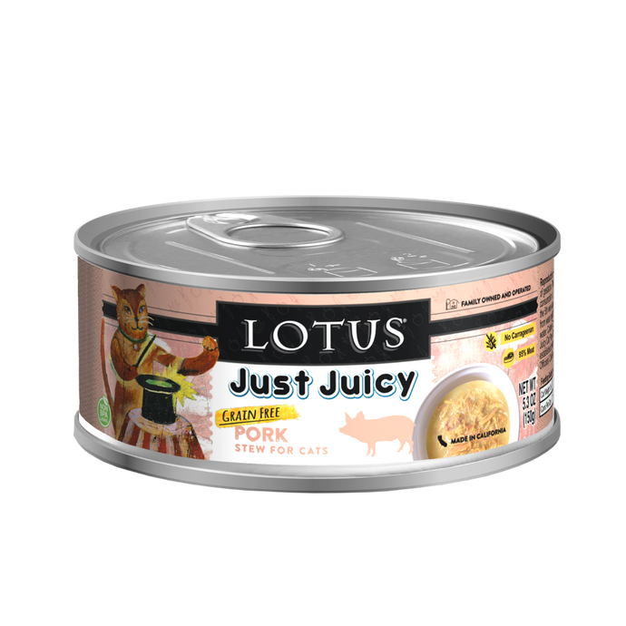 Lotus Grain-Free Just Juicy Pork Stew 150g Canned Cat Food