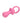 Rascals Latex Pacifier Pink Dog Toy