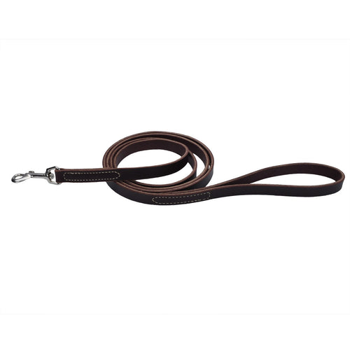 Circle T Leash 5ft Latigo Leather Brown
