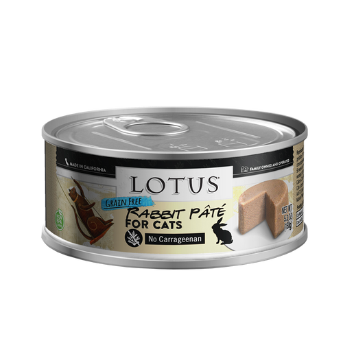 Lotus Grain-Free Rabbit Pate 150g Canned Cat Food