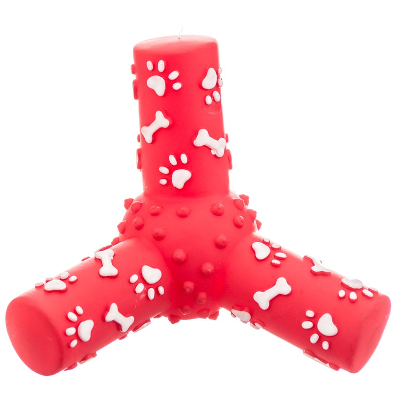 Puzzle Bones Whirlwind Dog Toys Pet Toys, Red